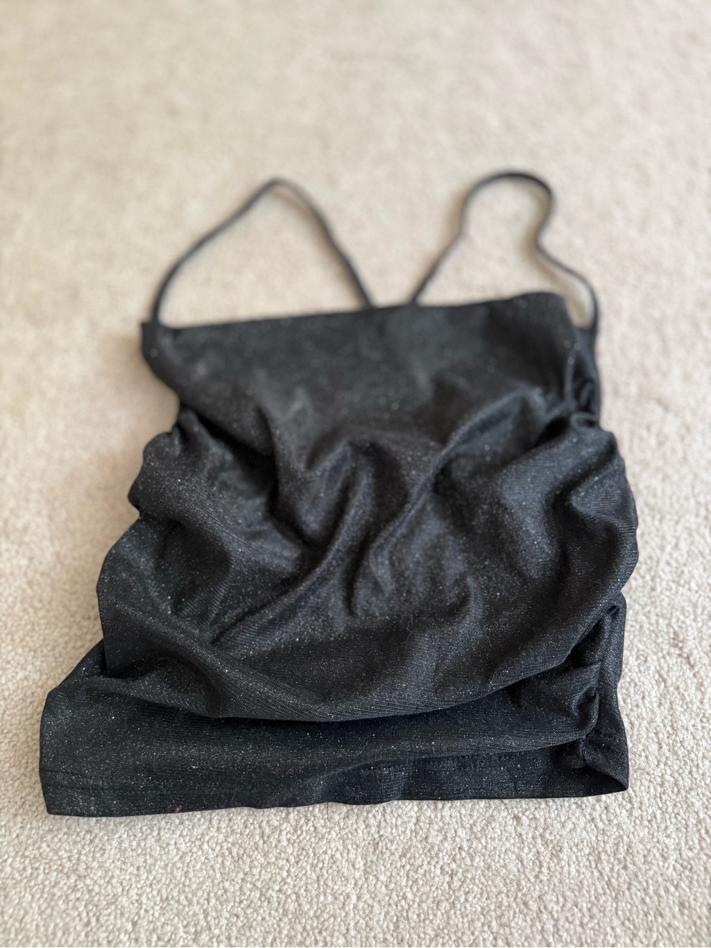 Amazon Black Sparkle Camisole Top
